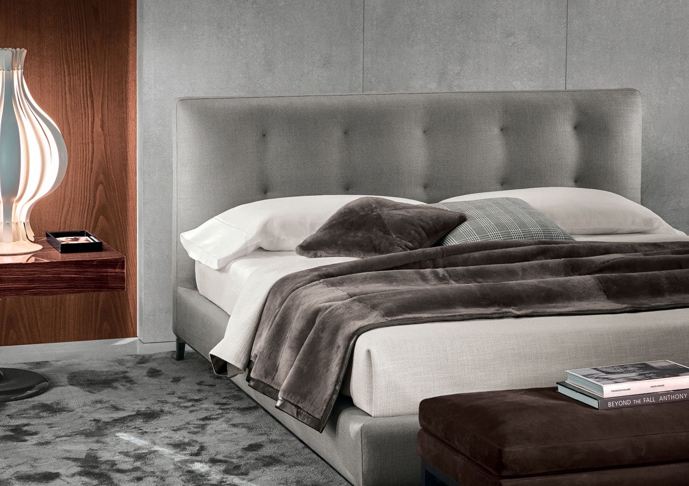 Sfera design Minotti bedroom furniture Andersen Bed Quilt