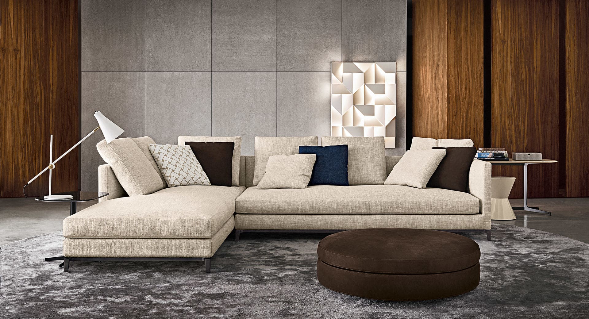 Sfera design Minotti soft furniture Andersen Slim 103