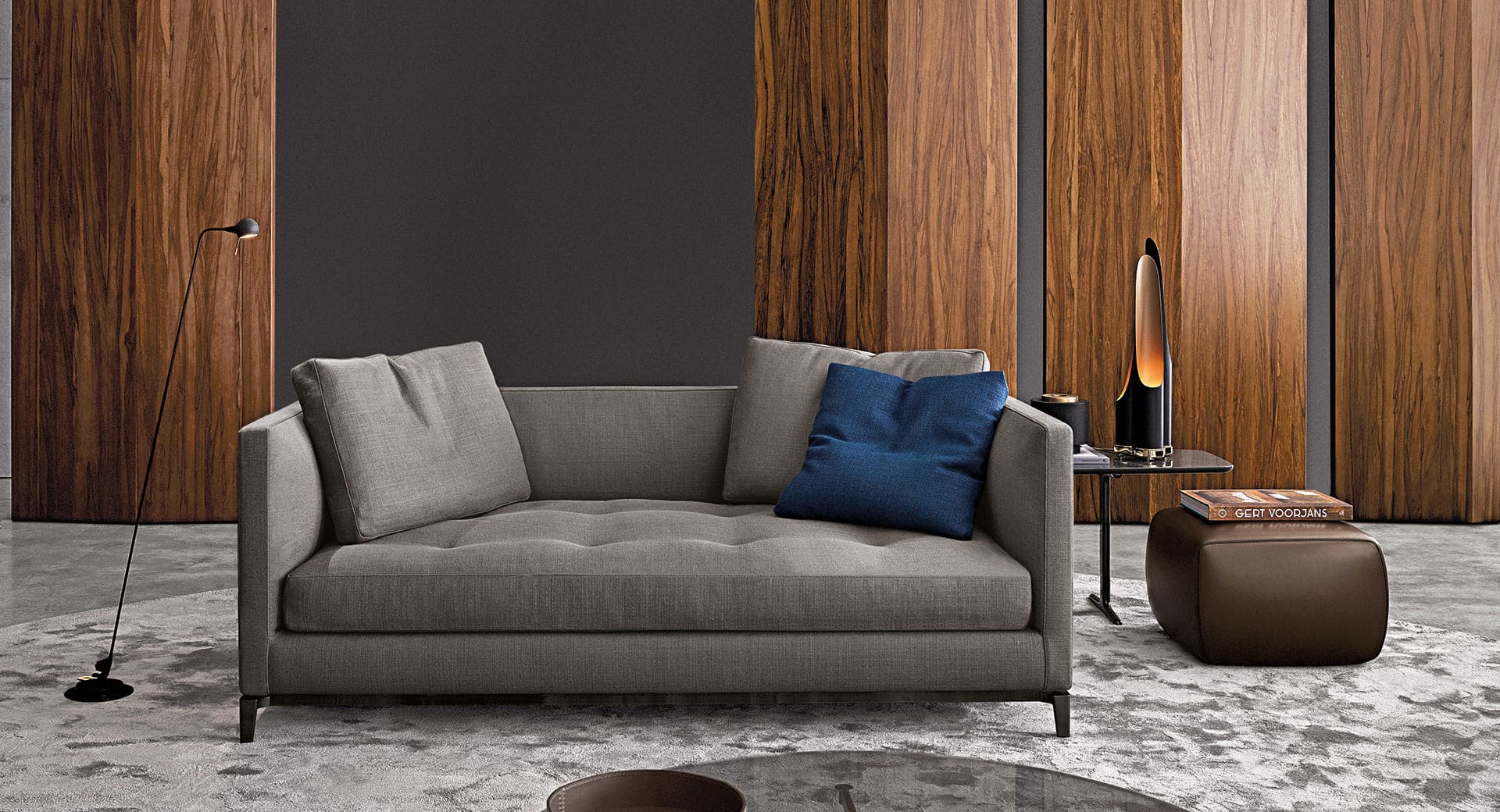 Sfera design Minotti soft furniture Andersen Slim 90 Quilt