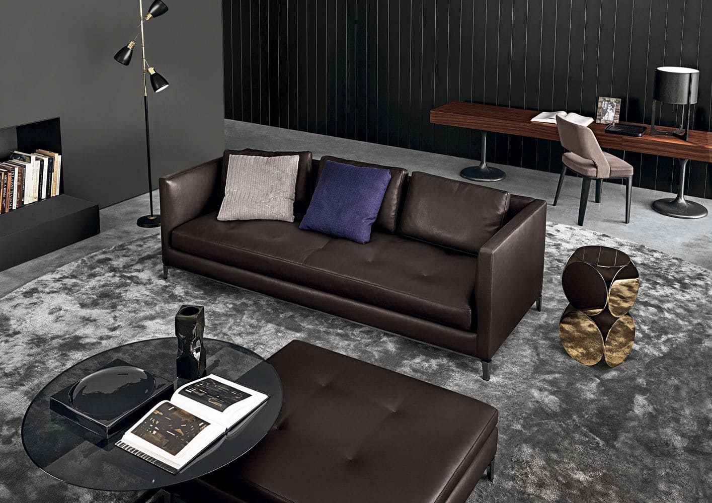 Sfera design Minotti soft furniture Andersen Slim 90 Quilt