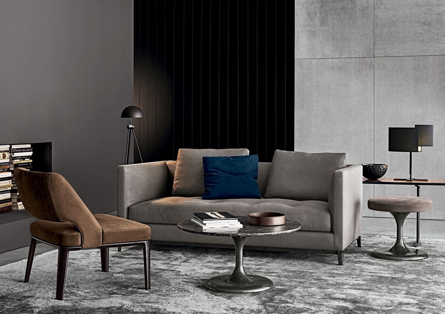Sfera design Minotti soft furniture Andersen Slim 90 Quilt
