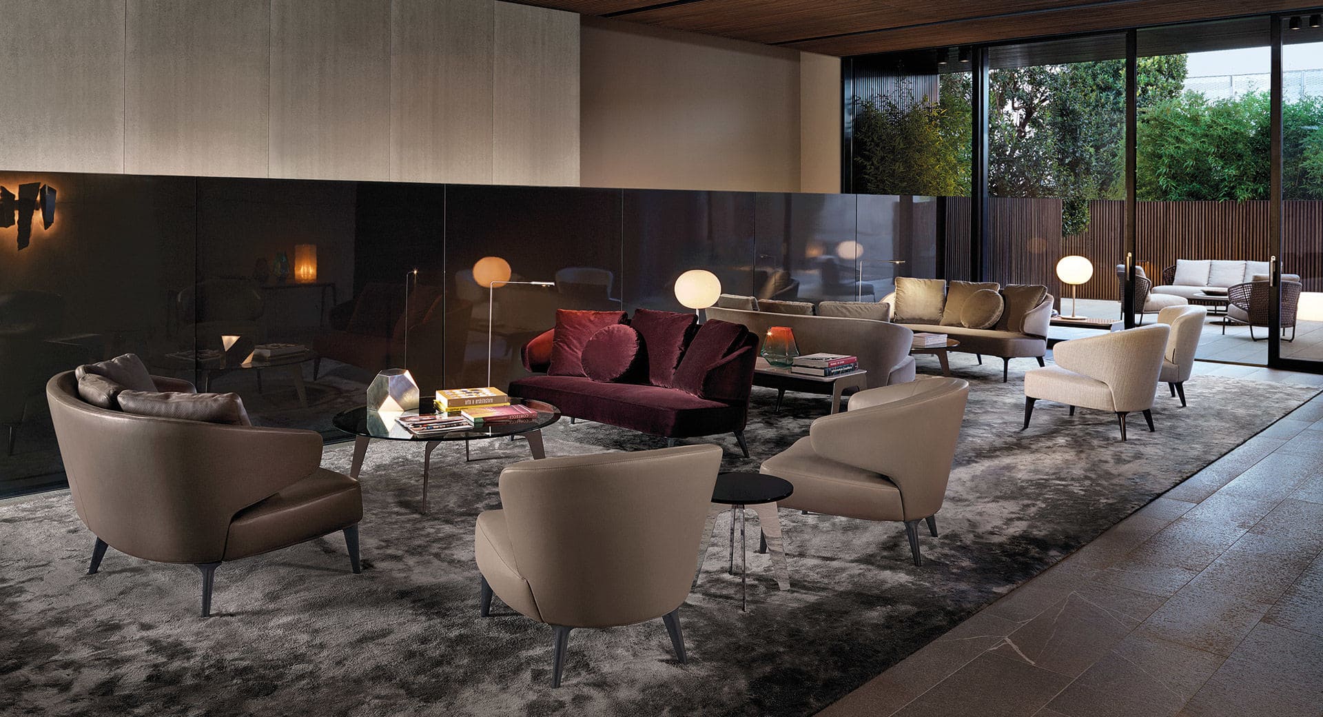 Sfera design Minotti soft furniture Aston Sofa