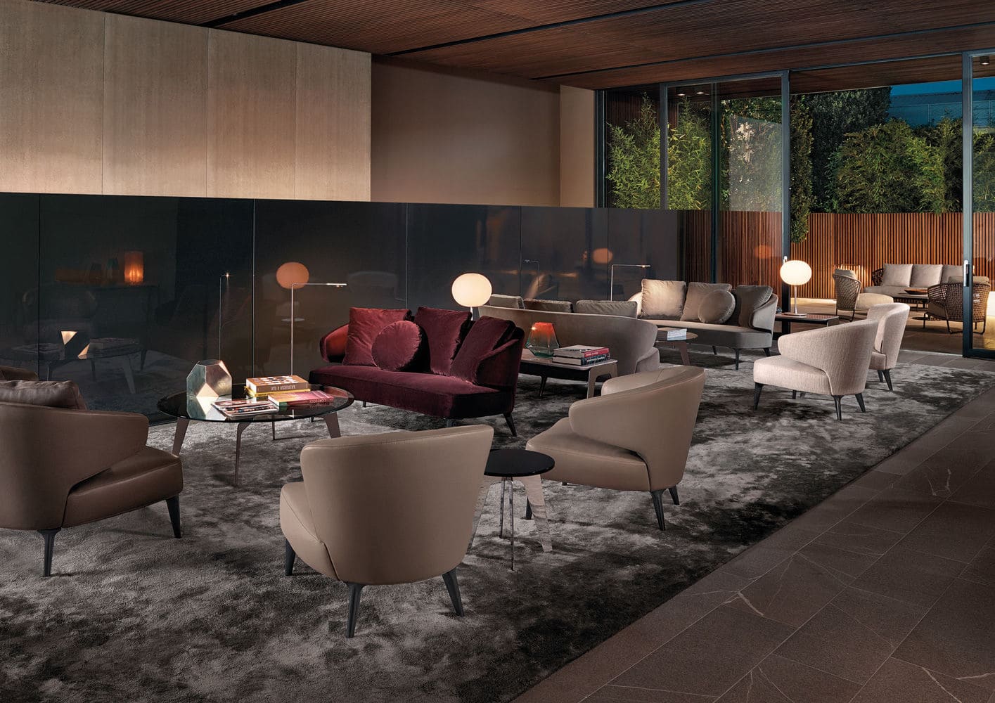 Sfera design Minotti soft furniture Aston Sofa