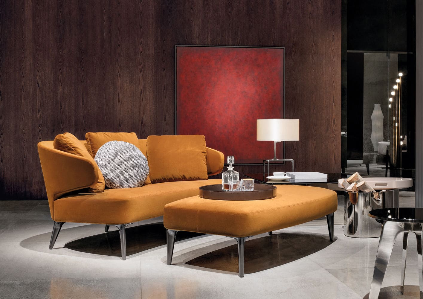 Sfera design Minotti soft furniture Aston Sofa