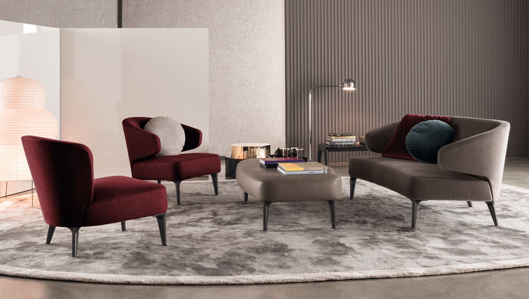 Sfera design Minotti soft furniture Aston Sofa
