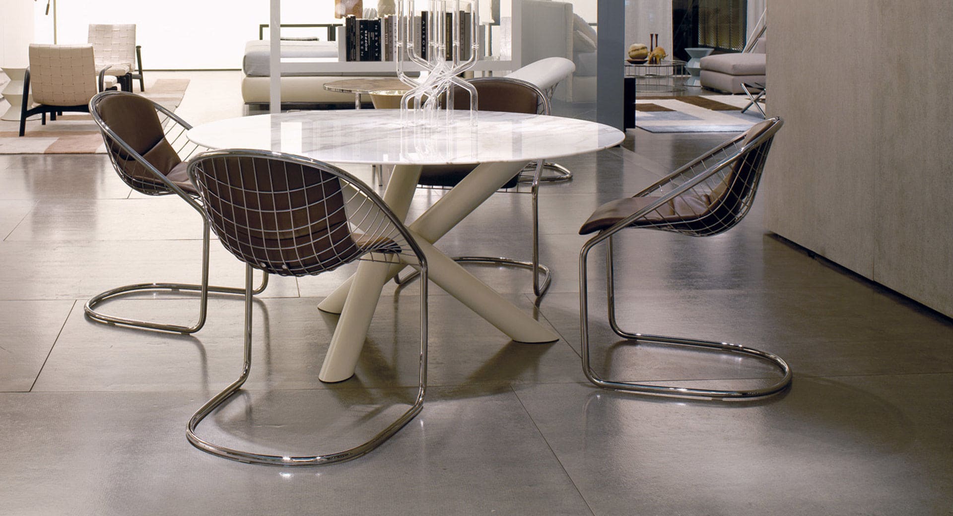Sfera design Minotti canteen furniture Cortina