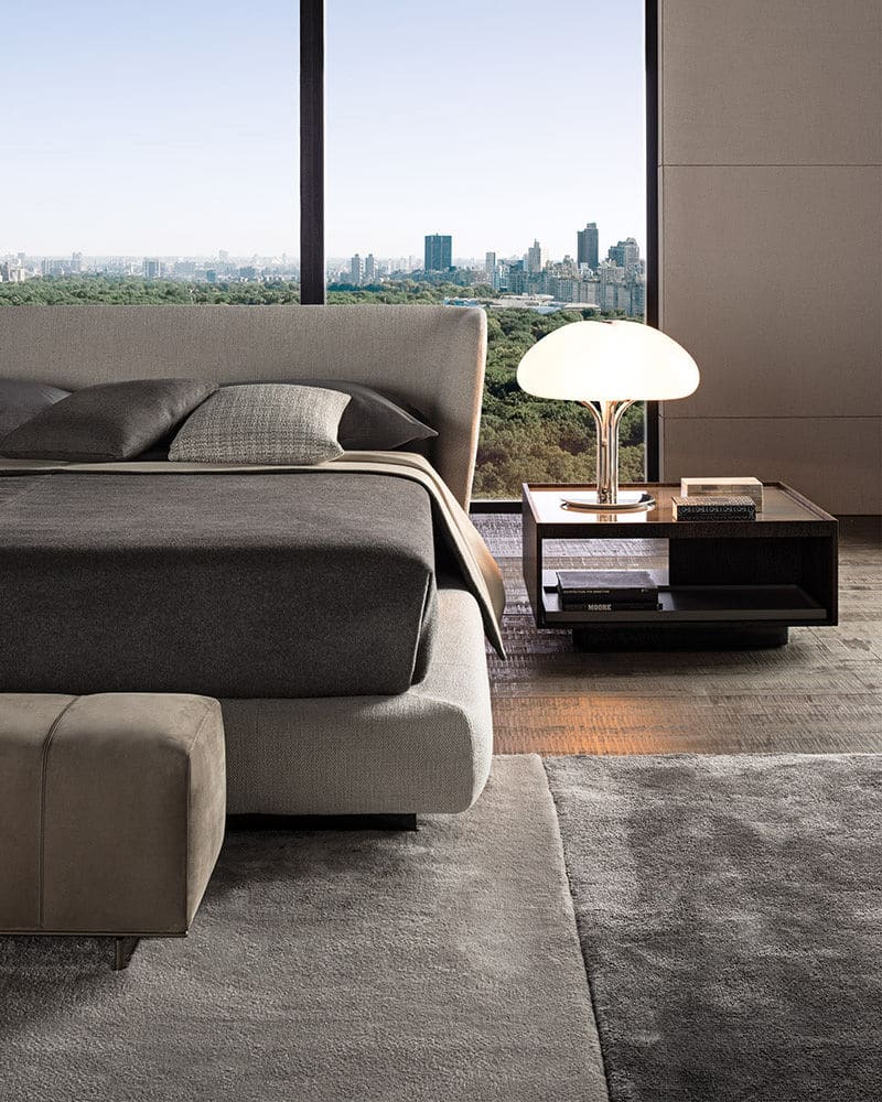 Sfera design Minotti bedroom furniture Creed Bed