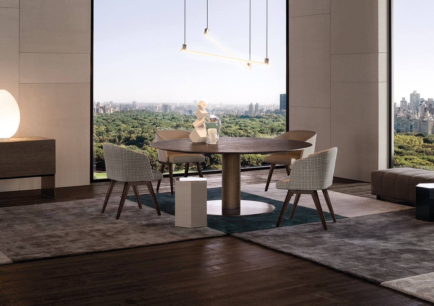 Sfera design Minotti canteen furniture Creed Dining