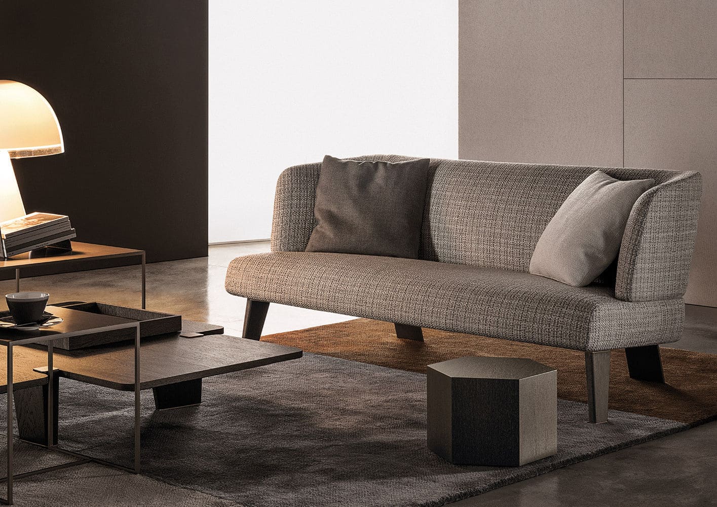 Sfera design Minotti soft furniture Creed Lounge sofa