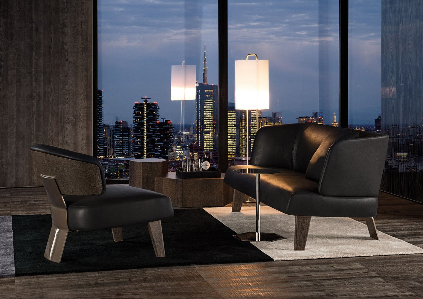 Sfera design Minotti soft furniture Creed Lounge sofa