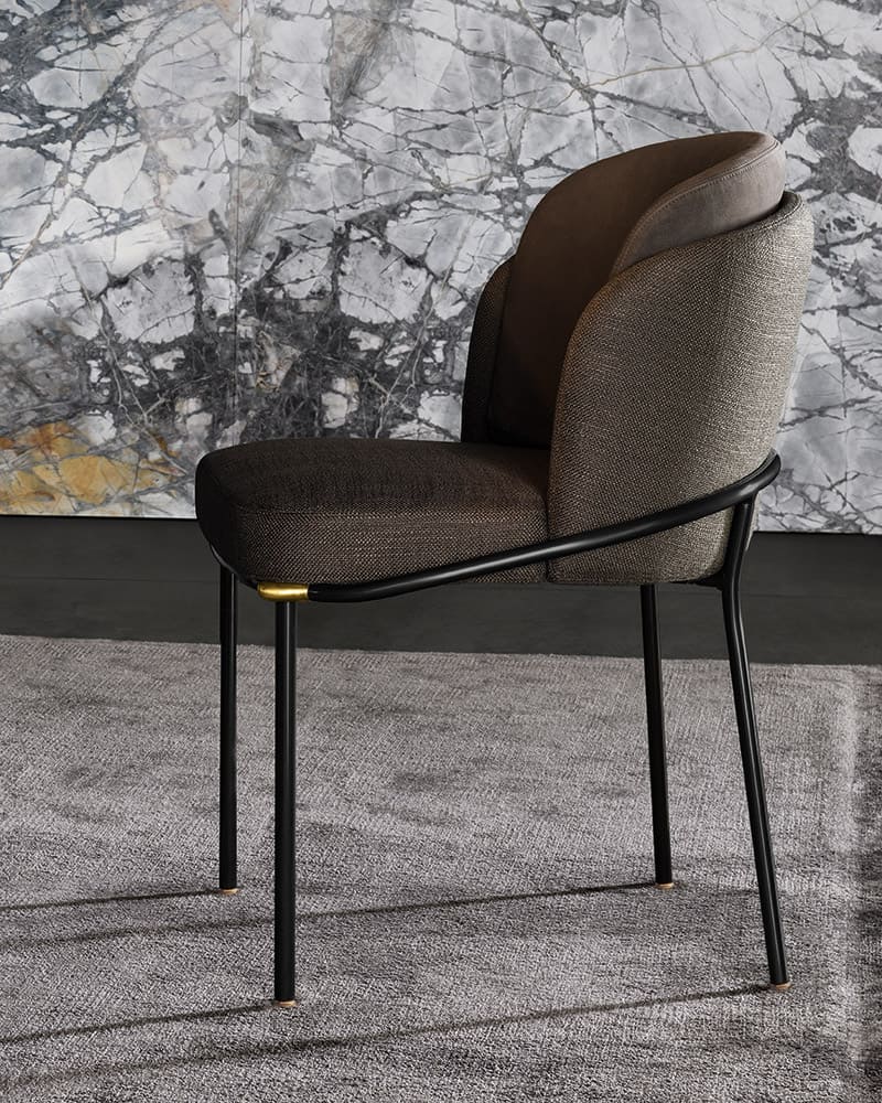 Sfera design Minotti canteen furniture Fil Noir Dining