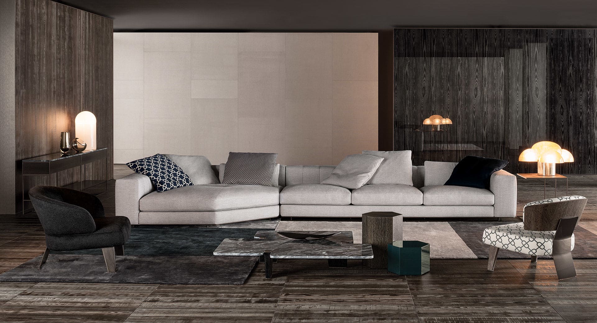 Sfera design Minotti soft furniture Freeman Duvet