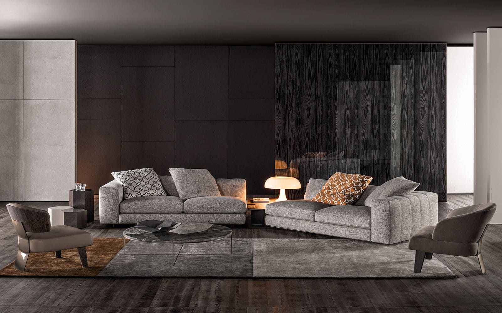 Sfera design Minotti soft furniture Freeman Duvet