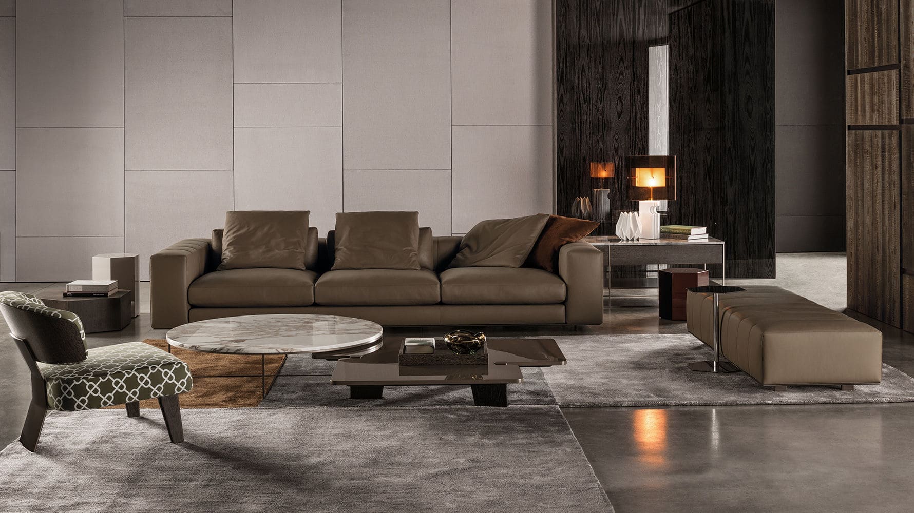 Sfera design Minotti soft furniture Freeman Duvet