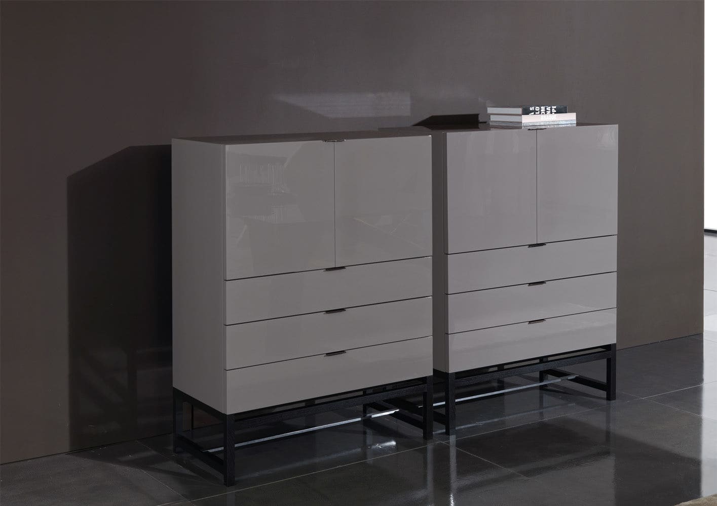 Sfera design Minotti accessories furniture Harvey Line Night Storage Units