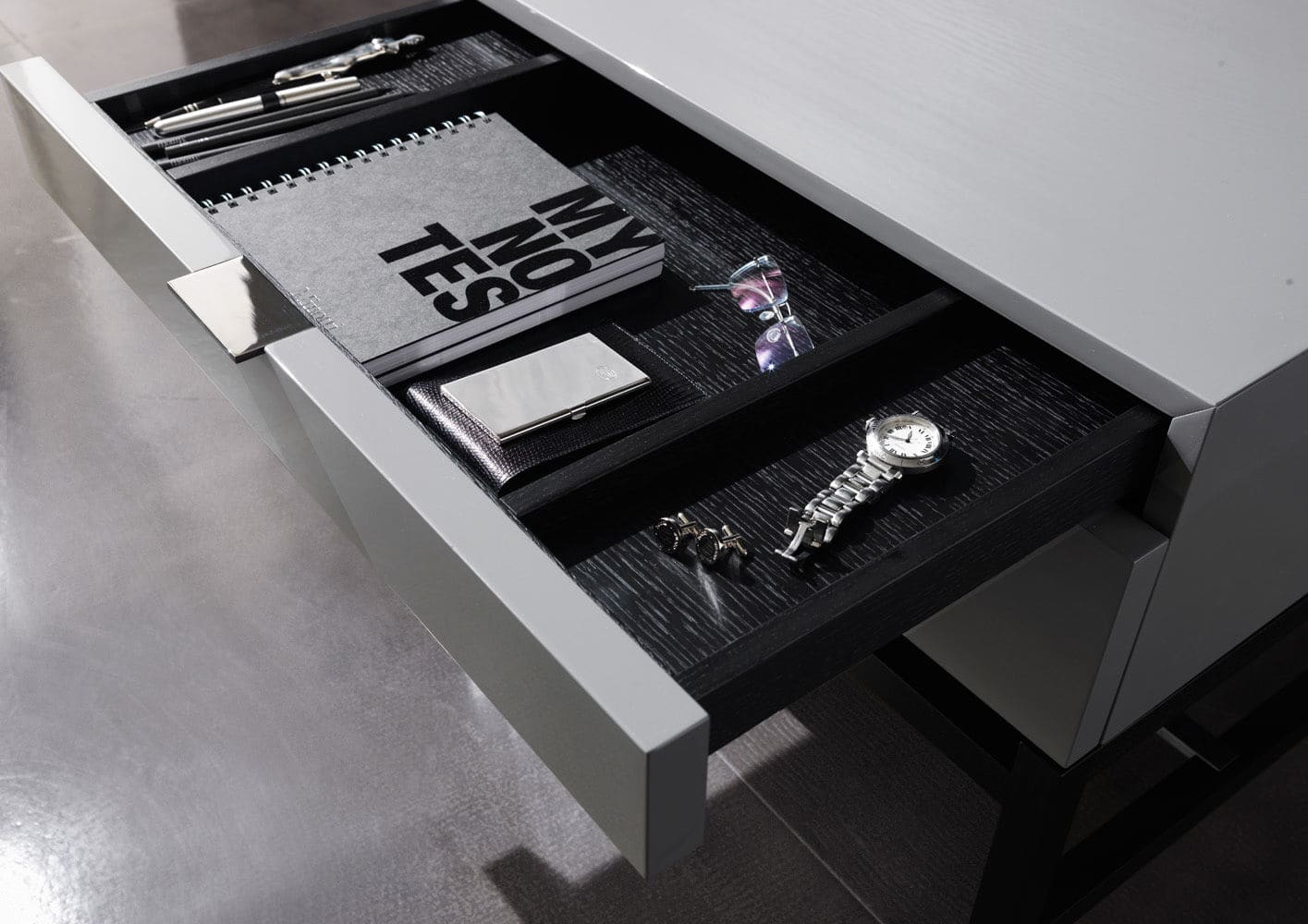 Sfera design Minotti accessories furniture Harvey Line Night Storage Units