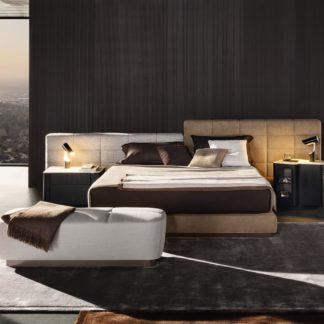 Sfera design Minotti bedroom furniture Lawrence Bed