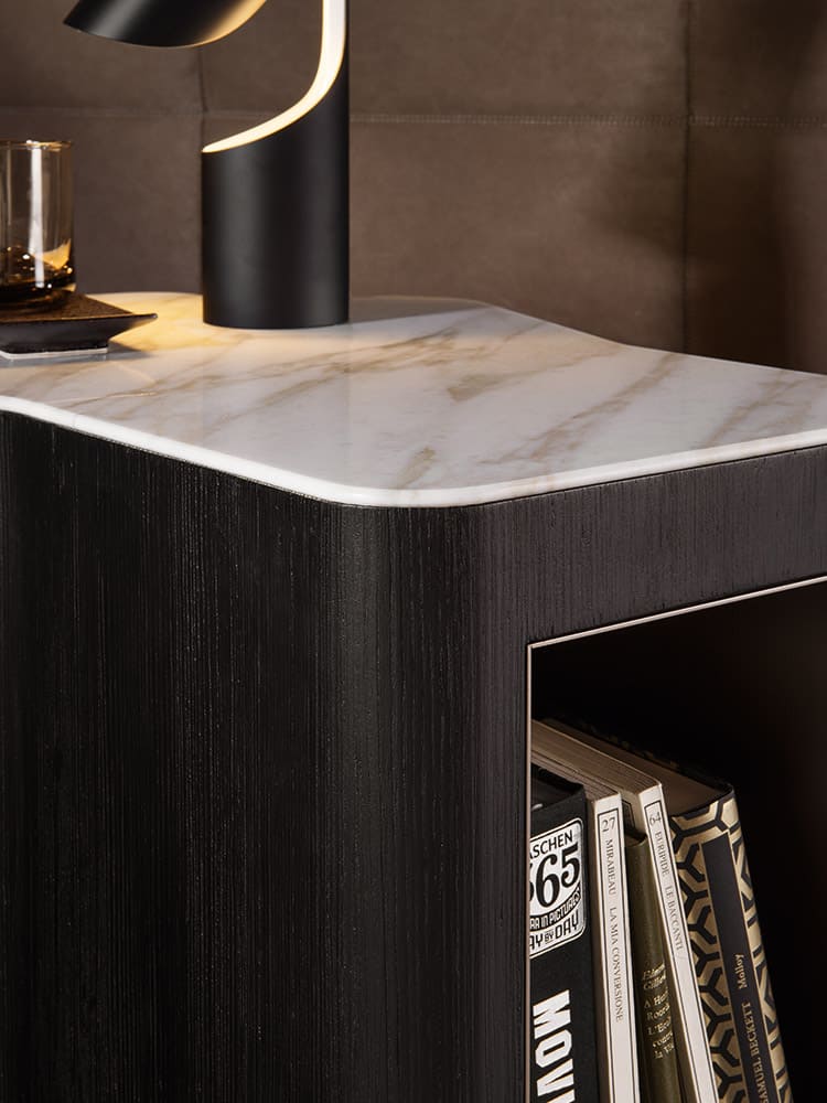 Sfera design Minotti accessories furniture Lou Nightstand