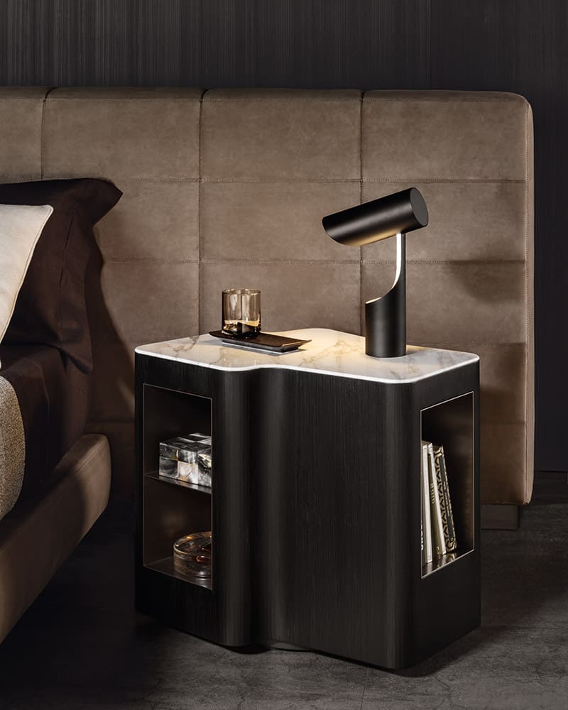 Sfera design Minotti accessories furniture Lou Nightstand