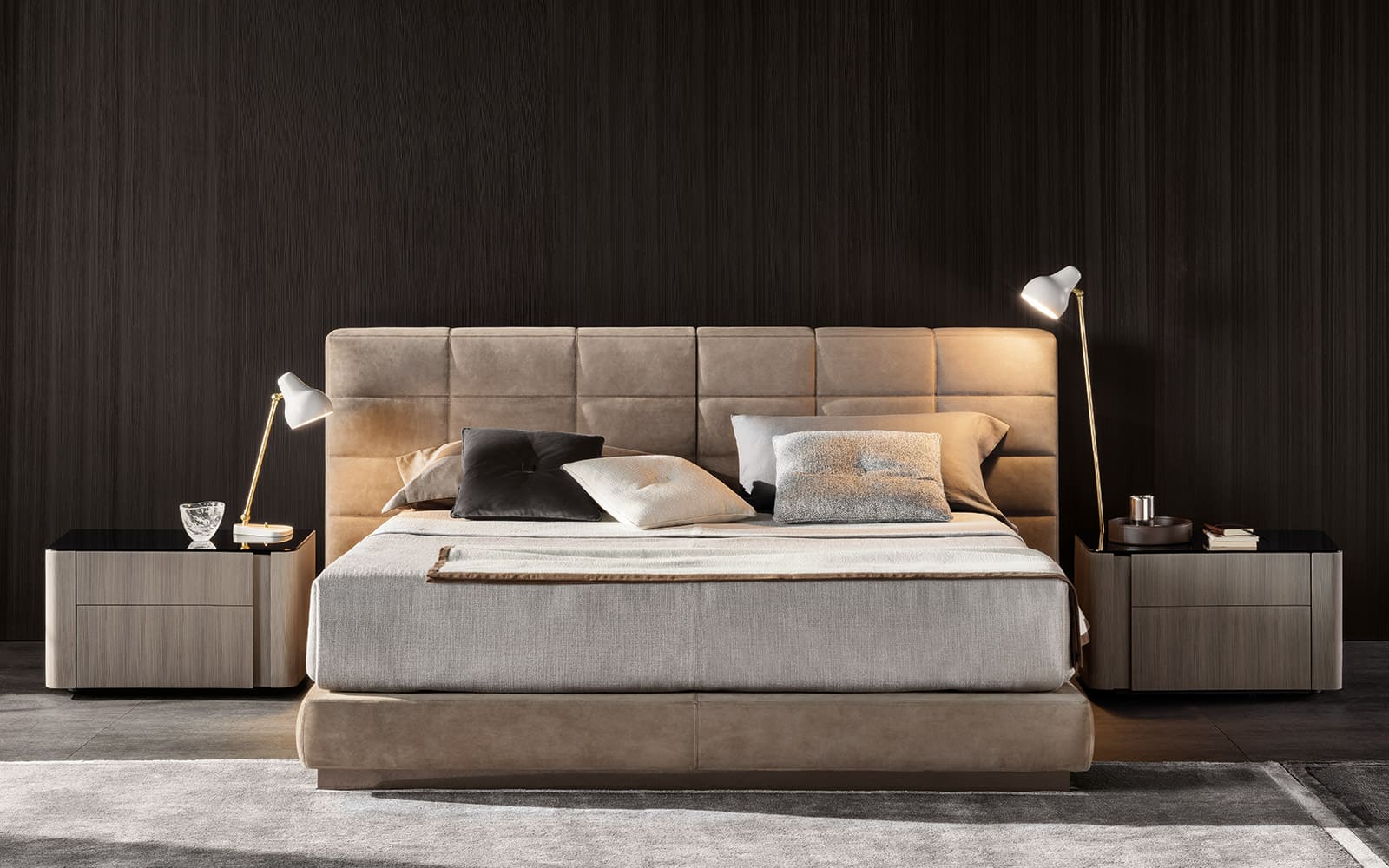 Sfera design Minotti accessories furniture Lou Nightstand