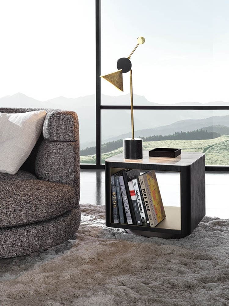 Sfera design Minotti accessories furniture Milton Nightstand