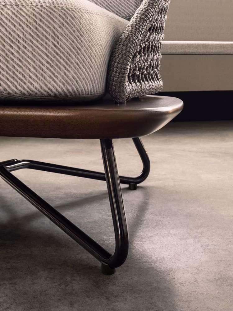 Sfera design Minotti soft furniture Rivera Armchair