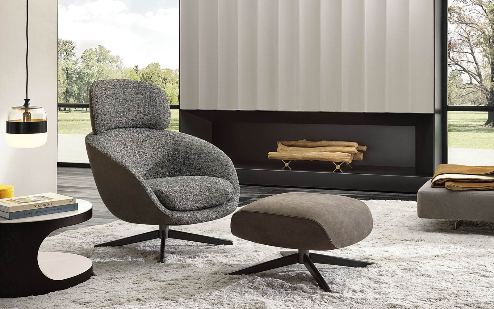 Sfera design Minotti soft furniture Russell