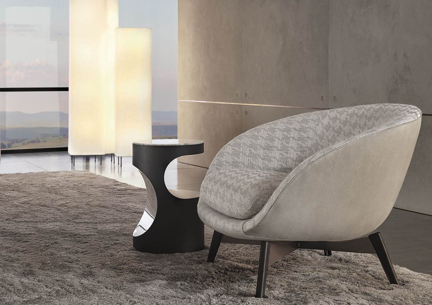Sfera design Minotti soft furniture Russell