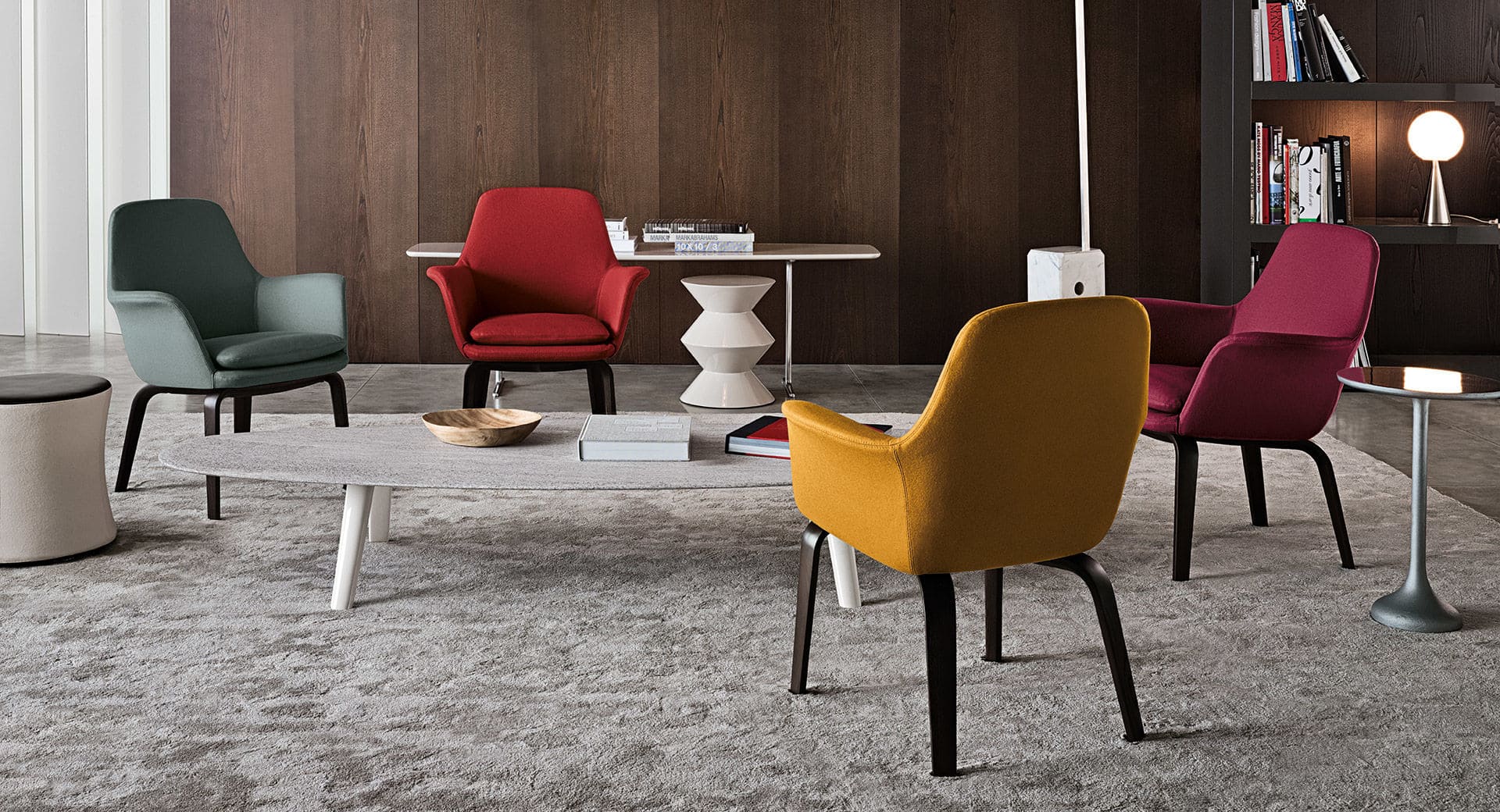 Sfera design Minotti canteen furniture York Lounge